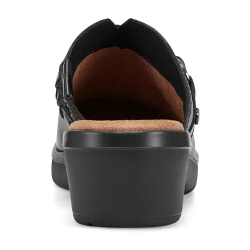 Easy Spirit Penelope Womens Round Closed Toe Clogs