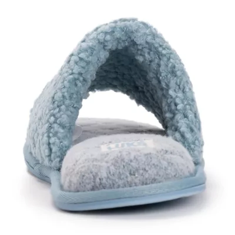 Muk Luks Sariah Slide Womens Memory Foam Slip-On Slippers