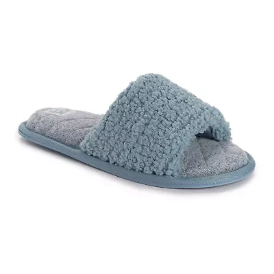 Muk Luks Sariah Slide Womens Memory Foam Slip-On Slippers