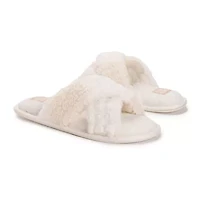 Muk Luks Womens Memory Foam Slip-On Slippers