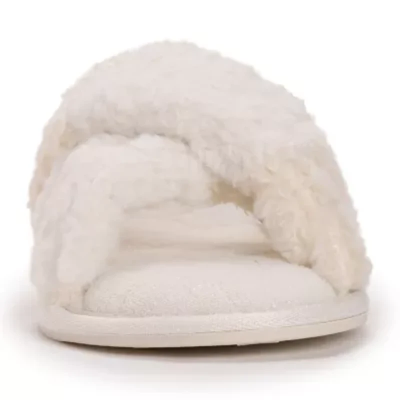 Muk Luks Womens Memory Foam Slip-On Slippers