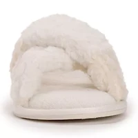 Muk Luks Womens Memory Foam Slip-On Slippers