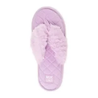 Muk Luks Womens Memory Foam Slip-On Slippers