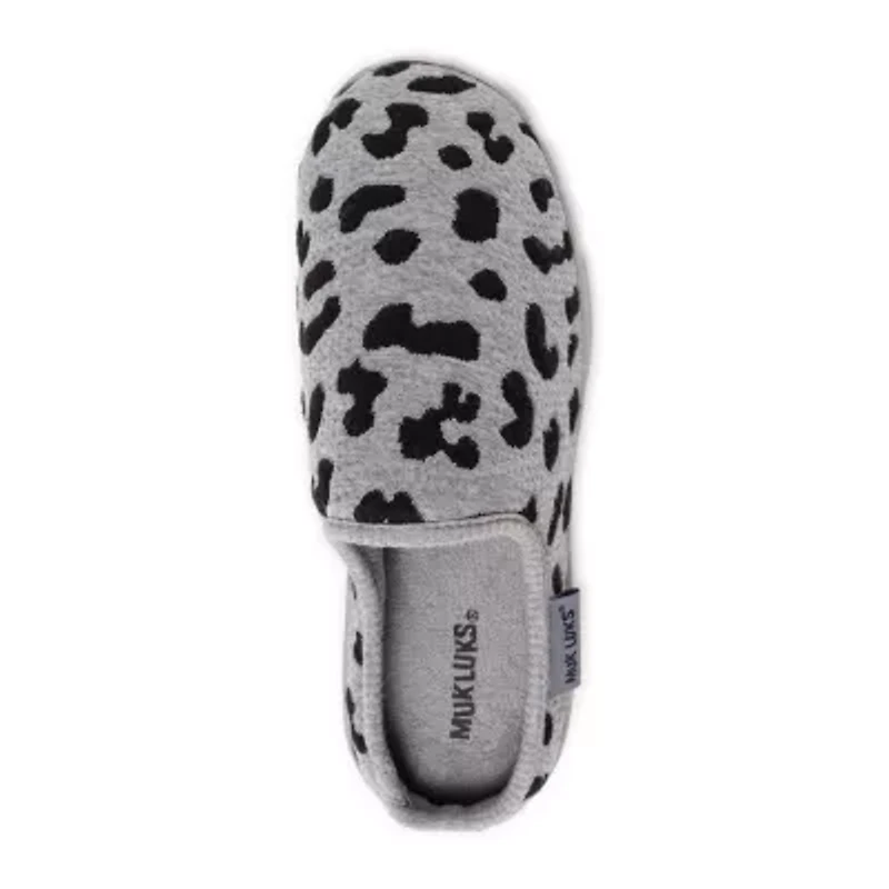 Muk Luks Womens Memory Foam Clog Slippers