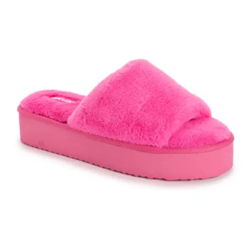 Muk Luks Womens Memory Foam Slip-On Slippers