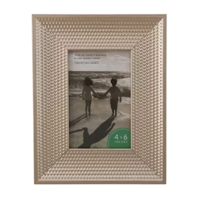 Northlight 4" X 6" Gold Honeycomb Tabletop Frame