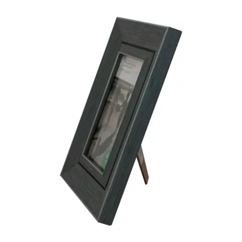 Northlight 4" X 6" Classical Gray & Black Rectangular Tabletop Frame
