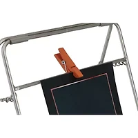 Northlight 4" X 6" Contemporary Silver Clip On Hanging Photo Display