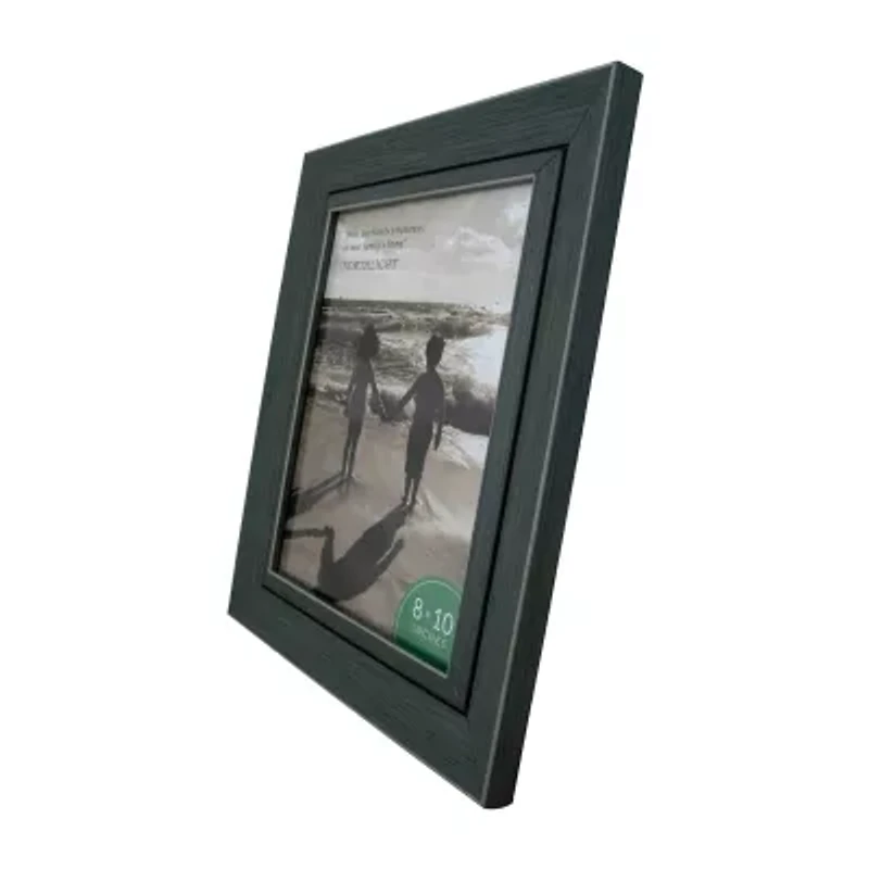 Northlight 8" X 10" Contemporary Gray & Black Rectangular Tabletop Frame
