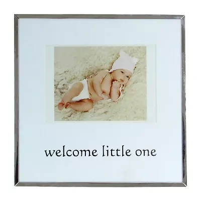 Northlight 4" X 6" Metallic Square Baby Tabletop Frame