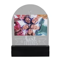 Northlight 4"X 6" Led Best Friends Frame Photo Clip