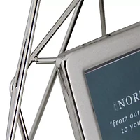 Northlight 4" X 4" Contemporary Silver Hexagonal Tabletop Frame