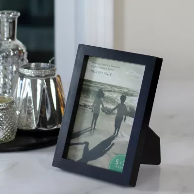 Northlight 5" X 7" Classic Black With Easel Back Tabletop Frame
