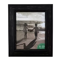 Northlight 8" X 10" Black Rustic Tabletop Frame