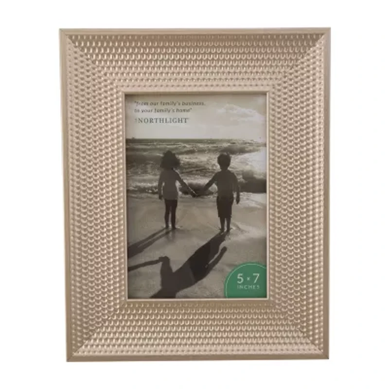Northlight 5" X 7" Gold Honeycomb Tabletop Frame