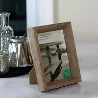 Northlight 5" X 7" Brown With Easel Back Tabletop Frame