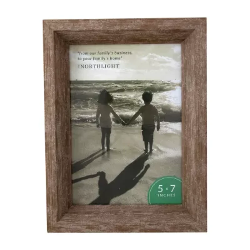 Northlight 5" X 7" Brown With Easel Back Tabletop Frame