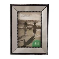 Northlight 6" X 4" Black Mirrored Tabletop Frame