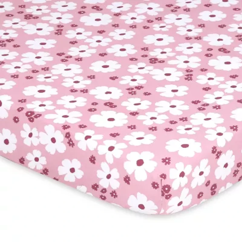 The Peanutshell Daisy 3-pc. Playard Sheet