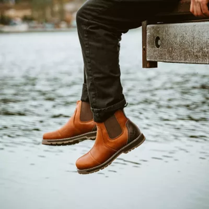 Territory Mens Jc Holloway Flat Heel Chelsea Boots