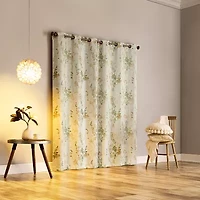Sun Zero Percy Lenia Print Grommet Top Energy Saving 100% Blackout Single Curtain Panel