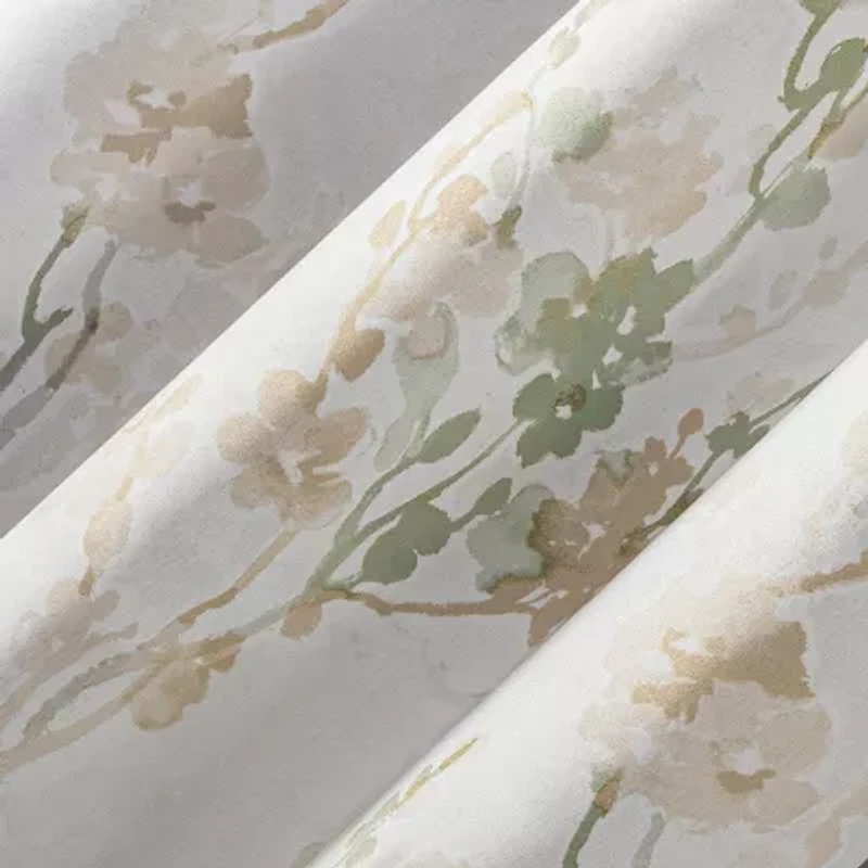 Sun Zero Percy Lenia Print Grommet Top Energy Saving 100% Blackout Single Curtain Panel