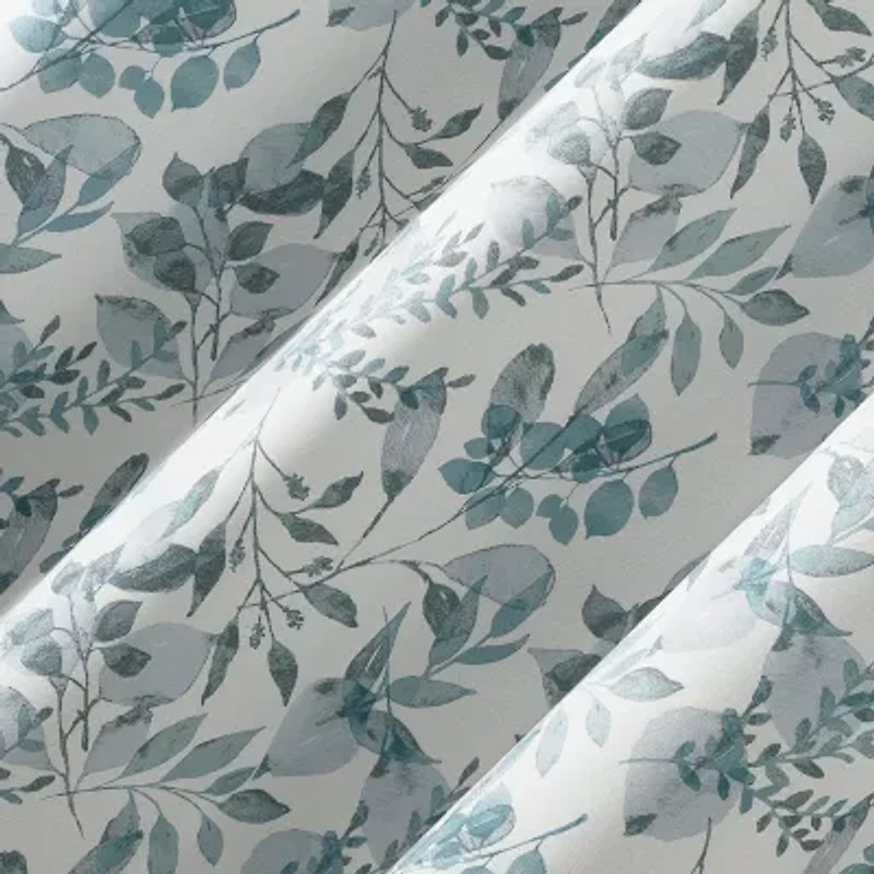 Sun Zero Percy Milford Print Grommet Top Energy Saving 100% Blackout Single Curtain Panel