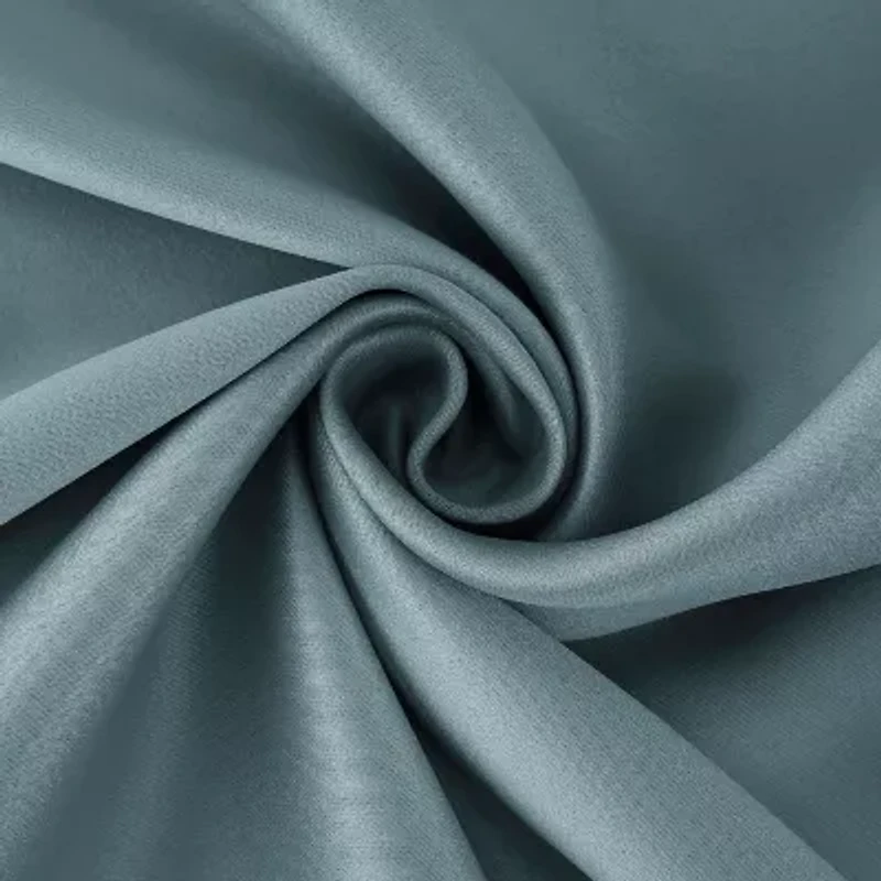 Sun Zero Percy Solid Grommet Top Energy Saving 100% Blackout Single Curtain Panel