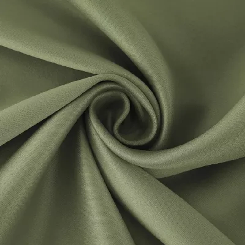 Sun Zero Percy Solid Grommet Top Energy Saving 100% Blackout Single Curtain Panel