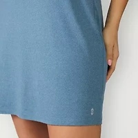Free Country Womens Crew Neck Sleeveless Active Shift Dress