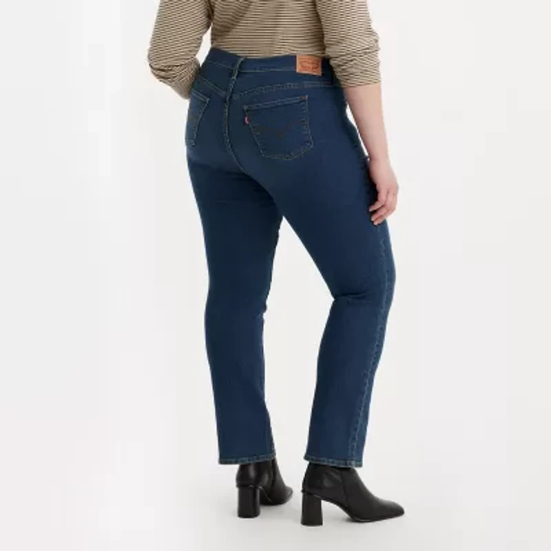 Levi's® Plus Womens Mid Rise 314 Straight Leg Jean