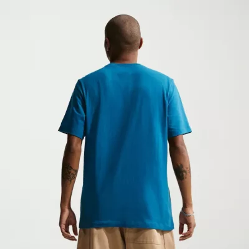 Nike Mens Crew Neck Short Sleeve Classic Fit Graphic T-Shirt