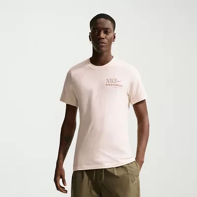 Nike Mens Crew Neck Short Sleeve Classic Fit Graphic T-Shirt