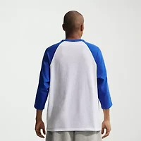 Nike Mens Crew Neck 3/4 Sleeve Active T-Shirt