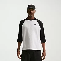 Nike Mens Crew Neck 3/4 Sleeve T-Shirt