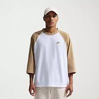 Nike Mens Crew Neck 3/4 Sleeve Active T-Shirt