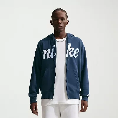 Nike Mens Long Sleeve Fleece Zipper Active Hoodie