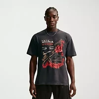 Nike Mens Crew Neck Long Sleeve Regular Fit Graphic T-Shirt