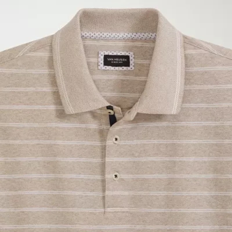 Van Heusen Originals Mens Regular Fit Short Sleeve Polo Shirt