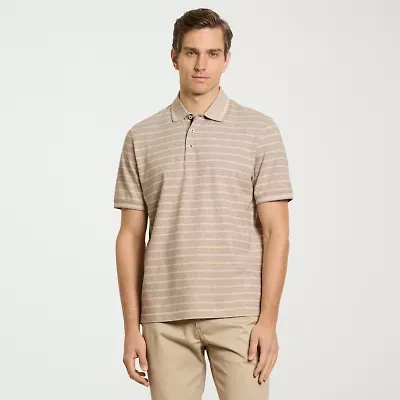 Van Heusen Originals Mens Regular Fit Short Sleeve Polo Shirt
