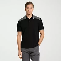 Van Heusen Performance Mens Regular Fit Short Sleeve Polo Shirt