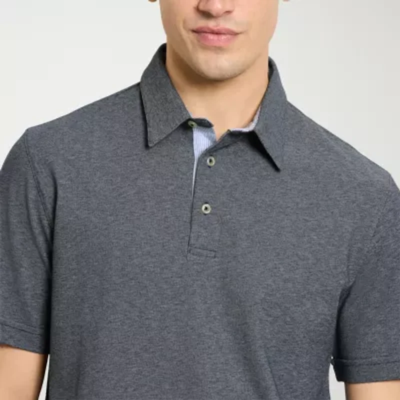 Van Heusen Originals Mens Regular Fit Short Sleeve Polo Shirt