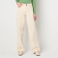 St. John's Bay Womens High Rise Wide Leg Jean