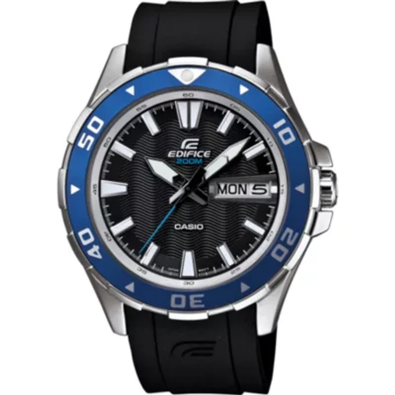 Casio® Edifice Mens Marine Black & Blue Watch EFM100-1AV