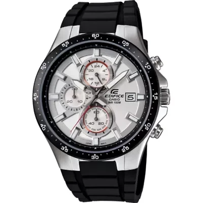 Casio Mens Chronograph Black Strap Watch Efr519-7av