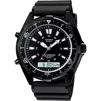 Casio® Mens Black Dive Watch AMW320B-1A