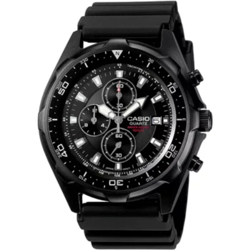 Casio Mens Black Strap Watch Amw330b-1a
