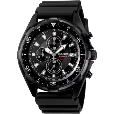 Casio Mens Black Strap Watch Amw330b-1a