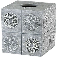 Avanti Galaxy Silver Tissue Holder