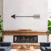 Cheungs Large Decorative Arrow With Solid Point Metal Wall Art